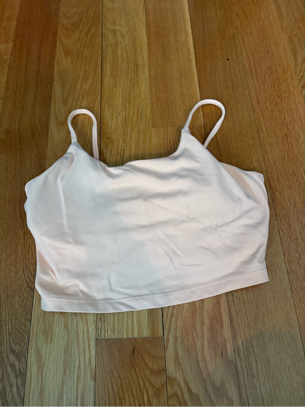 Light orange Cropped Cami Tank Top
